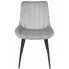 Jasnoszare krzesło tapicerowane Guan