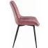 Ciemnoróżowe krzesło tapicerowane Guan
