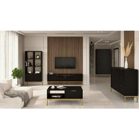 Prezentacja mebli z kolekcji Aurello kolor+czarny