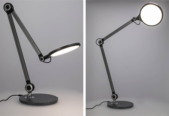 wizualizacja czarnej lampki do pokoju