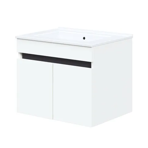 Biała wisząca szafka łazienkowa Miroso 4X 60