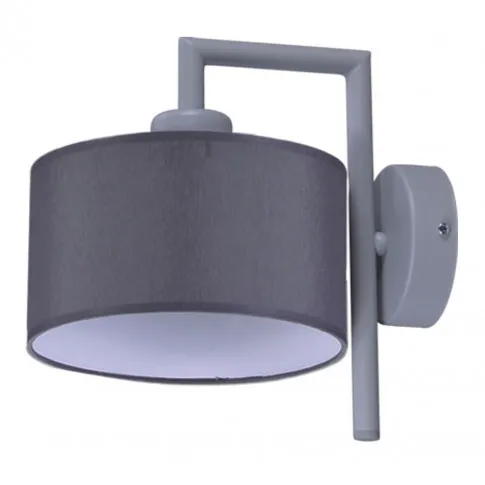 Zdjęcie produktu Szary elegancki kinkiet z abażurem - S967-Fario.