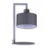 Zdjęcie produktu Szara lampka stołowa z abażurem - S966-Fario.
