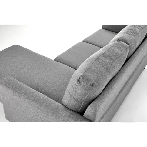 Szczegółowe zdjęcie nr 7 produktu Popielata sofa z dostawianym podnóżkiem - Tuberosa