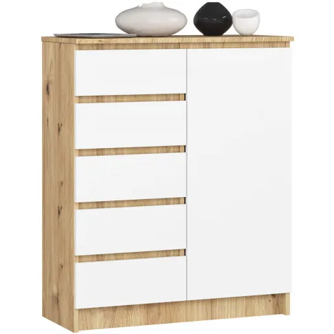 Komoda Iberko dąb artisan biały
