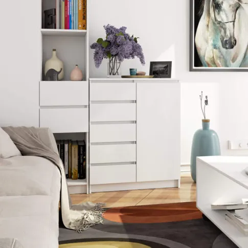 Prezentacja białej komody Iberko