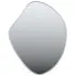 Srebrne eleganckie lustro 50x40 cm - Derisso 3X