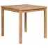 Stół z zestawu drewnianych mebli ogrodowych Trina 4X