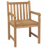 Krzesło z zestawu drewnianych mebli ogrodowych Trina 4X