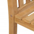 Konstrukcja krzesła z zestawu drewnianych mebli ogrodowych Trina 4X