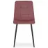 Ciemnoróżowe krzesło metalowe Fabiola