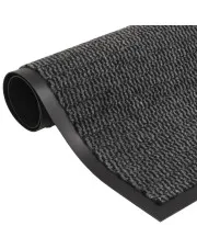 Antracytowa prostokątna wycieraczka 60 x 90 cm - Fadal 4X w sklepie Edinos.pl