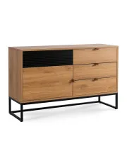 Duża komoda z szufladami w kolorze dębu - Vinti w sklepie Edinos.pl