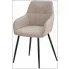 Beżowe krzesło metalowe Asoz