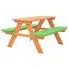 Zdjęcie produktu Zestaw mebli ogrodowych dla dzieci Millo - brązowy.