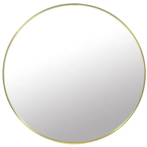 Złote ścienne lustro 50 cm Pireo