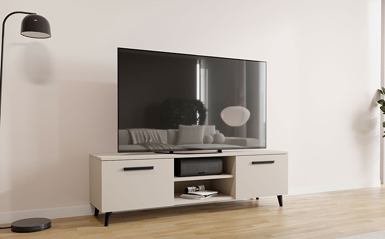 Wizualizacja wnętrza z kolekcją mebli Pura