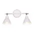 Biała podwójna lampa sufitowa reflektorowa loft - A772-Animas