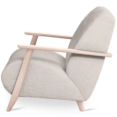 Kremowy fotel wypoczynkowy Kadion 3X