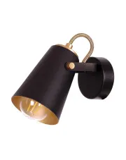 Czarny ruchomy kinkiet reflektor w stylu loft - A777-Sorella w sklepie Edinos.pl