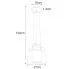 Wymiary lampy A781-Hetira