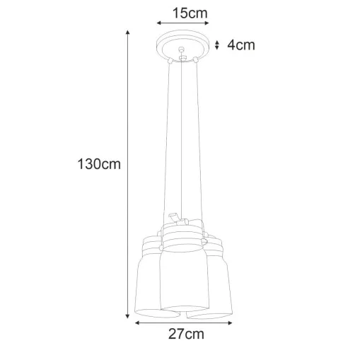 Wymiary lampy A781-Hetira