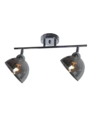 Dwupunktowa listwa sufitowa w stylu loft - A783-Deza w sklepie Edinos.pl