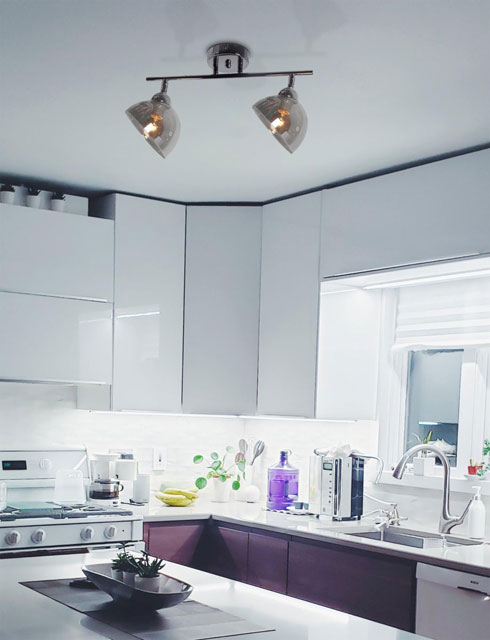 Loftowa lampa sufitowa reflektorowa dwupunktowa A783-Awia