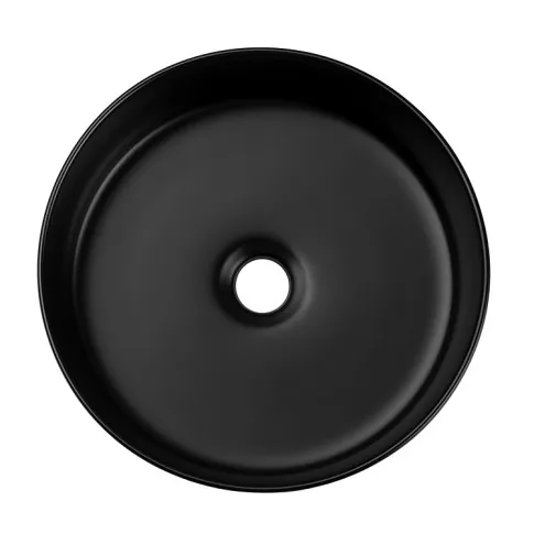 Czarna umywalka nablatowa Vatrisa