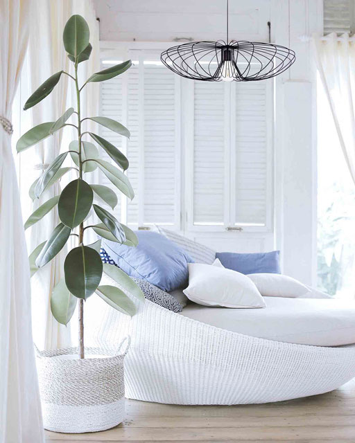 Czarna druciana lampa wisząca nad stół A792-Iwans