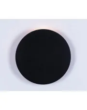 Czarny okrągły metalowy kinkiet 20 cm - A793-Radis w sklepie Edinos.pl
