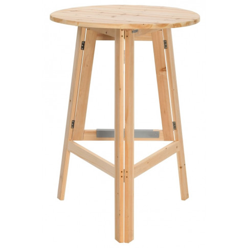 Składany stolik z drewna jodłowego Keller
