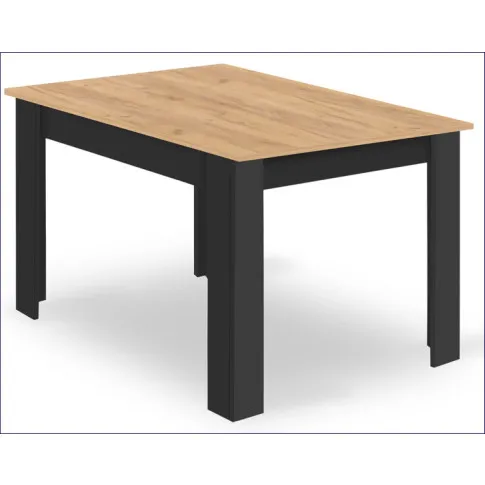 Loftowy stół do salonu Wezen 4X dąb artisan + czarny