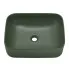 Ciemnozielona umywalka Zelfio