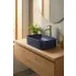 Granatowa ceramiczna umywalka Corden