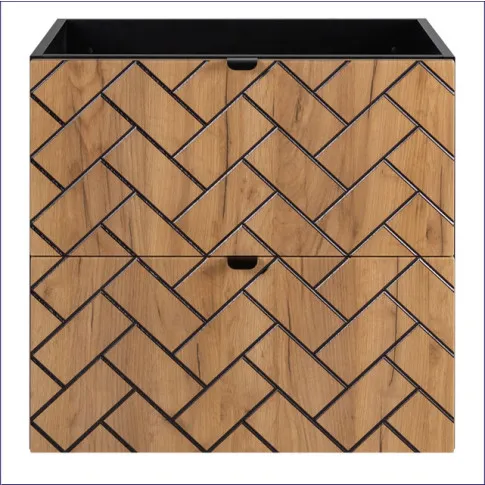 Szafka umywalkowa loft w jodełkę Nessia 4X