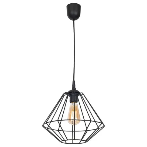 Pojedyncza czarna lampa wisząca - K563-Gane