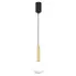 Pojedyncza czarna lampa wisząca loft - K567-Siverto