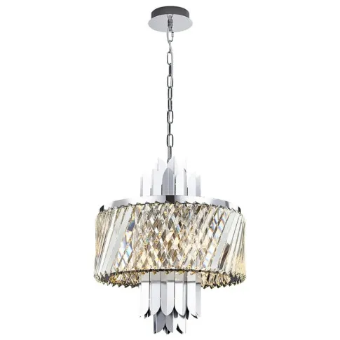 Lampa wisząca glamour chrom - K572-Queny