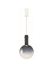 Granatowa lampa wisząca szklany klosz - K574-Glub w sklepie Edinos.pl