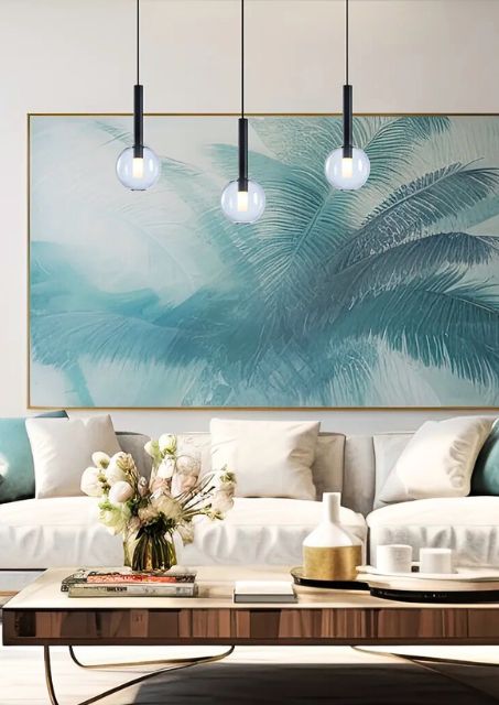 Czarna nowoczesna lampa wisząca - K576-Kornel