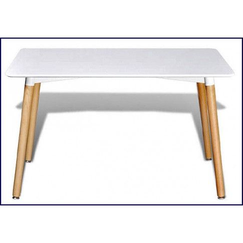 Zdjęcie prostokątny biały stół Merlin - sklep Edinos.pl