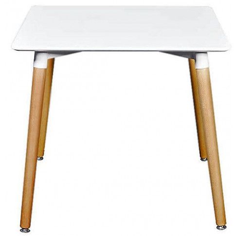 Szczegółowe zdjęcie nr 4 produktu Kwadratowy stół Tenos - biały mat