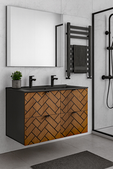 Wizualizacja szafki Aploni dąb craft