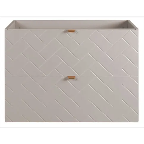 Szafka pod umywalkę z 2 szufladami Nassia 5X beż