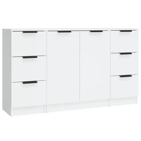 Biała komoda z szufladami 120 cm Imex