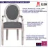 Krzesło tapicerowane z podłokietnikami Pofegi 3X