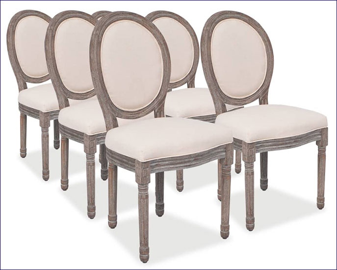 Komplet 6 krzeseł Lidia 5X