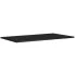 Czarny łazienkowy blat 120 cm - Nessia 13X