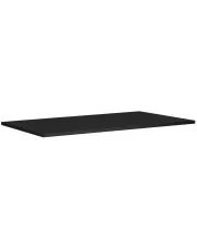 Czarny gładki blat łazienkowy 160 cm - Nessia 15X w sklepie Edinos.pl